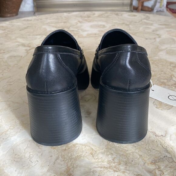 NEW! Design Concept Studio Chunky Studded Platform Loafers - Picture 9 of 11